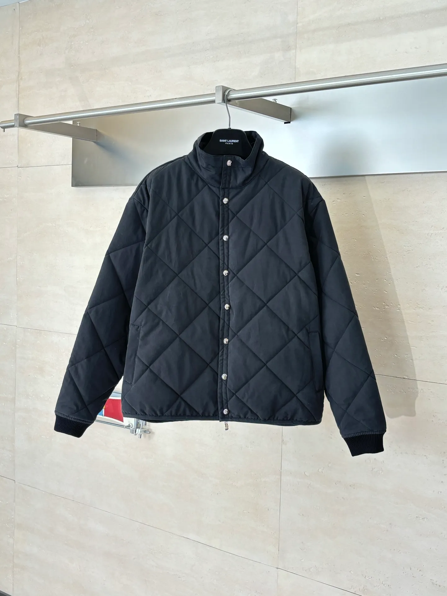 P580 Chrome Herat*/Chrome Heart Diamond Quilted Cotton Jacket Size: S/M/L/XL
